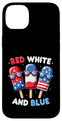 Rot Weiß Blau Eis am Stiel 4. Juli Patriotische USA-Flagge Jungen Hülle für iPhone 14 Plus Rot Weiß Blau Eis am Stiel 4. Juli Patriotische USA-Flagge Jungen Hülle für iPhone 14 Plus von Red White Blue Popsicles 4th of July Patriotic tee