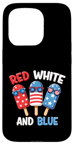Rot Weiß Blau Eis am Stiel 4. Juli Patriotische USA-Flagge Kleinkinder Hülle für iPhone 15 Pro Rot Weiß Blau Eis am Stiel 4. Juli Patriotische USA-Flagge Kleinkinder Hülle für iPhone 15 Pro von Red White Blue Popsicles 4th of July Patriotic tee