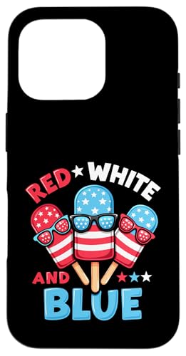 Rot Weiß Blau Eis am Stiel 4. Juli Patriotische USA-Flagge Kleinkinder Hülle für iPhone 16 Pro Rot Weiß Blau Eis am Stiel 4. Juli Patriotische USA-Flagge Kleinkinder Hülle für iPhone 16 Pro von Red White Blue Popsicles 4th of July Patriotic tee