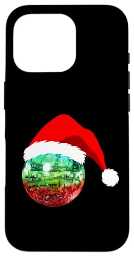 Discokugel mit Weihnachtsmann-Motiv, Rot und Grün Hülle für iPhone 16 Pro Discokugel mit Weihnachtsmann-Motiv, Rot und Grün Hülle für iPhone 16 Pro von Red and Green Santa Christmas Disco Ball