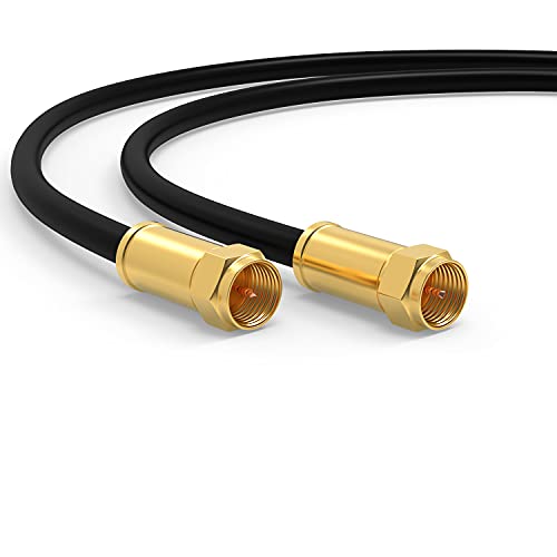 RedStar24 Premium 2m SAT Kabel - Klasse A+ Digital Koaxialkabel - F-Stecker Antennenkabel für TV, Internet Router & Modem - Unterstützt HD, 4K UHD, DVB-S/S2 - Hochwertiges Satellitenkabel Schwarz RedStar24 Premium 2m SAT Kabel - Klasse A+ Digital Koaxialkabel - F-Stecker Antennenkabel für TV, Internet Router & Modem - Unterstützt HD, 4K UHD, DVB-S/S2 - Hochwertiges Satellitenkabel Schwarz von RedStar24