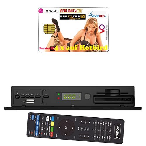 Redabel Redlight Sat Viaccess Erotik Paket: 4 Kanäle 6 Monate Hotbird-13° Karte + Receiver Redabel Redlight Sat Viaccess Erotik Paket: 4 Kanäle 6 Monate Hotbird-13° Karte + Receiver von Redabel