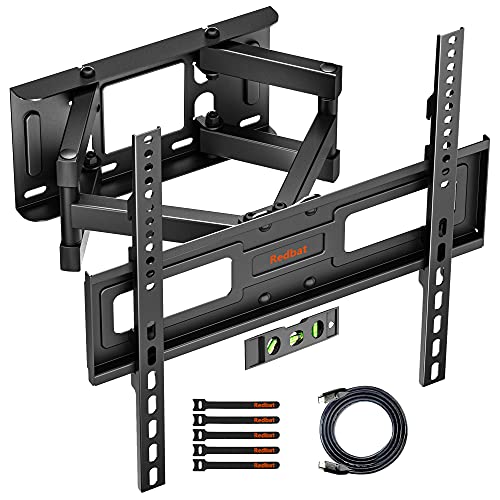Redbat TV-Wandhalterung für 23-60 Zoll LED-LCD-Flach- und Gebogene Fernseher, schwenkbar, neigbar und drehbar, ausziehbare und einziehbare TV-Wandhalterung hält bis zu 45 kg, max. VESA 400 x 400 mm Redbat TV-Wandhalterung für 23-60 Zoll LED-LCD-Flach- und Gebogene Fernseher, schwenkbar, neigbar und drehbar, ausziehbare und einziehbare TV-Wandhalterung hält bis zu 45 kg, max. VESA 400 x 400 mm von Redbat