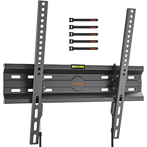 Redbat Ultra Schlanke TV Wandhalterung für 23-55 Zoll LCD LED Flach Plasma Fernseher, Niedrigprofile Neigbare TV Halterung bis zu 45kg, Max VESA 400x400mm, beinhaltet Kabelbindern Redbat Ultra Schlanke TV Wandhalterung für 23-55 Zoll LCD LED Flach Plasma Fernseher, Niedrigprofile Neigbare TV Halterung bis zu 45kg, Max VESA 400x400mm, beinhaltet Kabelbindern von Redbat