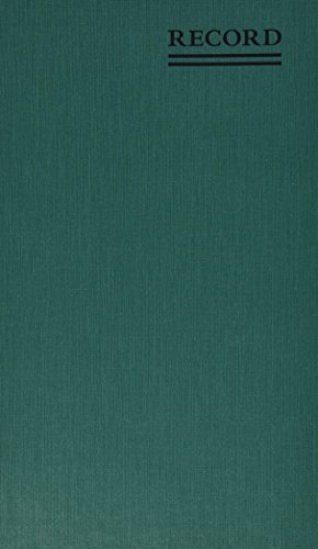 National Emerald Series 56151 Schallplattenbuch, Grün, 31,1 x 18,4 cm, 500 nummerierte Seiten von Rediform