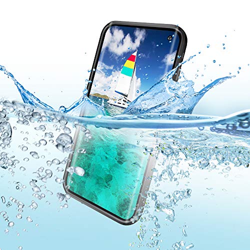 Redpepper IP68 Wasserdicht Hülle für Samsung Galaxy S10 6,1-Zoll Schlank Stoßfest Staubdicht Ganzkörper Versiegelt Unterwasser TPU PC Robust Schutz Case, Unterstützt Wireless Charging von Redpepper