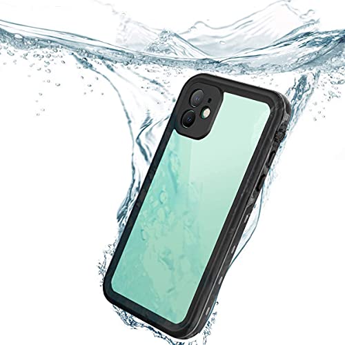Redpepper IP69K Wasserdicht Hülle für iPhone 11 6,1-Zoll Schlank Stoßfest Staubdicht Ganzkörper Versiegelt Unterwasser TPU PC Robust Schutz Case, Unterstützt Wireless Charging von Redpepper
