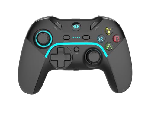 Redragon Gamepad Harrow Pro Wireless G808-PRO Black Multi-Plattform (Play Station 3, PC, Android), kabellos, RGB von Redragon