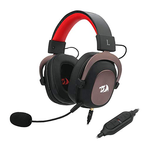 Redragon H510 Zeus 2 Headset für Gaming, High-Definition-Audio + leistungsstarke Bass-Kopfhörer mit Mikrofon für PC, Handy, PS4 - 7.1 Sound + herunterladbare Software Redragon H510 Zeus 2 Headset für Gaming, High-Definition-Audio + leistungsstarke Bass-Kopfhörer mit Mikrofon für PC, Handy, PS4 - 7.1 Sound + herunterladbare Software von Redragon