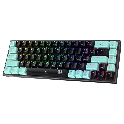 Redragon K631 PRO SE 65% 3-Mode Wireless RGB Gaming Keyboard, 68 Tasten Hot-Swap-fähige kompakte mechanische Tastatur mit Hot-Swap Free-Mod PCB Sockel & transluzentem Board, Custom Quiet Linear Switch Redragon K631 PRO SE 65% 3-Mode Wireless RGB Gaming Keyboard, 68 Tasten Hot-Swap-fähige kompakte mechanische Tastatur mit Hot-Swap Free-Mod PCB Sockel & transluzentem Board, Custom Quiet Linear Switch von Redragon