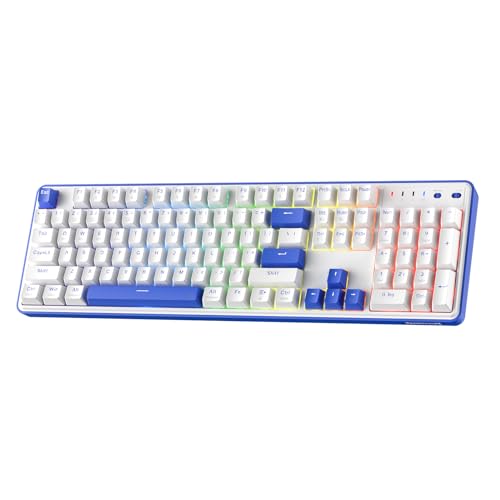 Redragon K685 PRO 104 Tasten, kabellose RGB-Gaming-Tastatur, 3 Modi, 100% Standard-Layout, mechanische Tastatur mit Hot-Swap-Buchse, schallabsorbierende Pads und linearer roter Schalter von Redragon