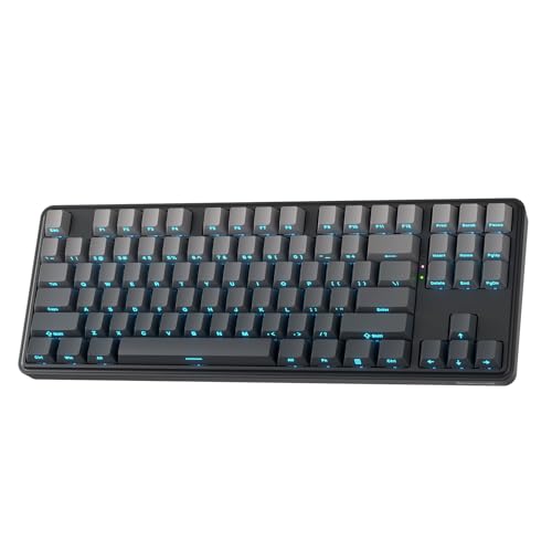 Redragon K707 PRO GB 80% Gasket RGB Gaming-Tastatur, kabellose TKL-Metall-Tastatur 3 Modi, Hot-Swap für nach unten gerichtete LEDs, PBT-Gradient-Keycaps und 5-lagiger Geräuschdämpfung lineare Schalter von Redragon