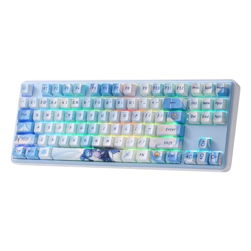 Redragon K707 PRO SE 80% Wireless Gasket RGB Gaming-Tastatur, 3 Modi, 87 Tasten TKL Anime-Metall-Tastatur mit Hot-Swap-Sockel, PBT-Keycaps und 5-lagiger Geräuschdämpfung, lineare Schalter Redragon K707 PRO SE 80% Wireless Gasket RGB Gaming-Tastatur, 3 Modi, 87 Tasten TKL Anime-Metall-Tastatur mit Hot-Swap-Sockel, PBT-Keycaps und 5-lagiger Geräuschdämpfung, lineare Schalter von Redragon