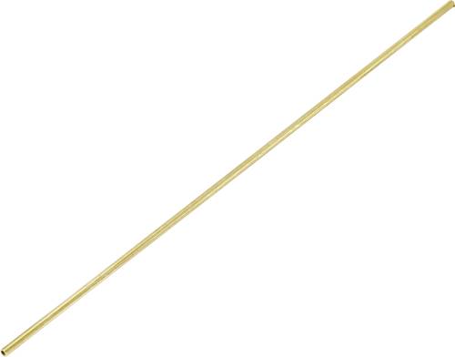 Messing Rohr Stab (Ø x L) 6mm x 500mm Innen-Durchmesser: 5.1mm 1St. von Reely