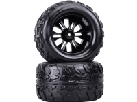 Reely 1:10 Monstertruck Komplette hjul Sort 2 stk von Reely