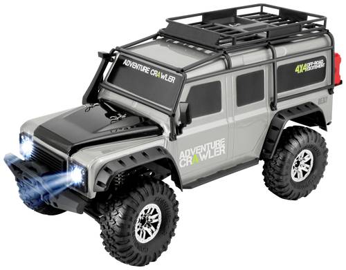 Reely Adventure Grau Brushed 1:10 RC Modellauto Elektro Crawler Allradantrieb (4WD) RtR 2,4GHz inkl. von Reely