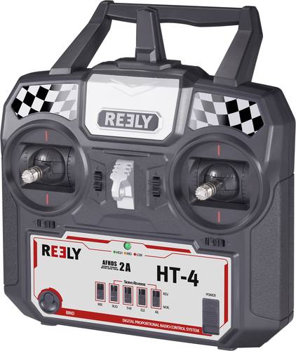 Reely HT-4 Hand-Fernsteuerung 2,4GHz Anzahl Kanäle: 4 inkl. Empfänger von Reely