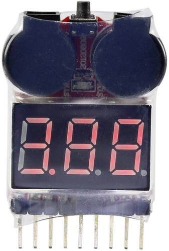 Reely LiPo-Checker geeignet für Batterie-Zellen: 2 - 8 1 St. 1511388 von Reely