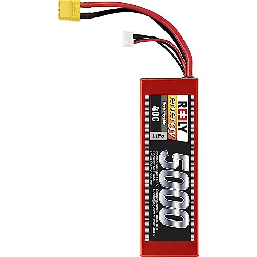 Reely Modellbau-Akkupack (LiPo) 11.1 V 5000 mAh Zellen-Zahl: 3 40 C Hardcase XT90 von Reely