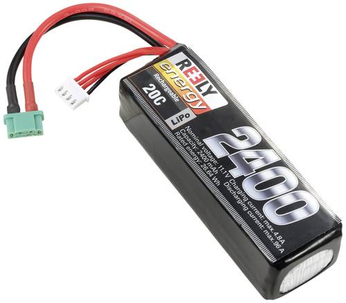 Reely Modellbau-Akkupack (LiPo) 11.1V 2400 mAh Zellen-Zahl: 3 20 C Softcase MPX von Reely