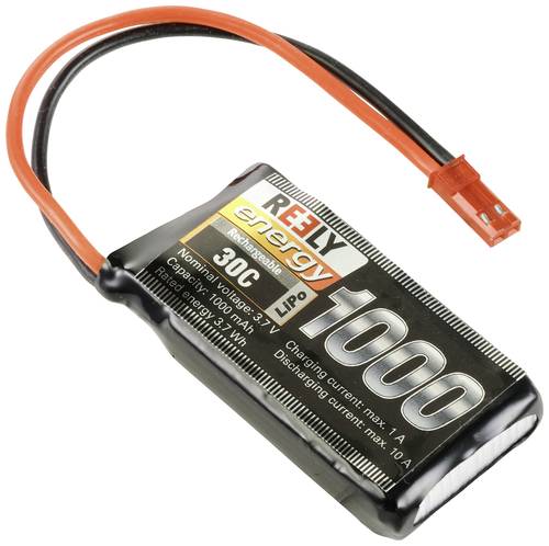 Reely Modellbau-Akkupack (LiPo) 3.7V 1000 mAh Zellen-Zahl: 1 30 C BEC von Reely