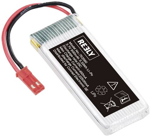 Reely Modellbau-Akkupack (LiPo) 3.7V 900 mAh Zellen-Zahl: 1 25 C Softcase BEC von Reely