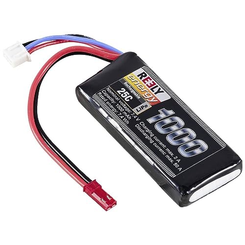 Reely Modellbau-Akkupack (LiPo) 7.4 V 1000 mAh Zellen-Zahl: 2 25 C Softcase BEC von Reely