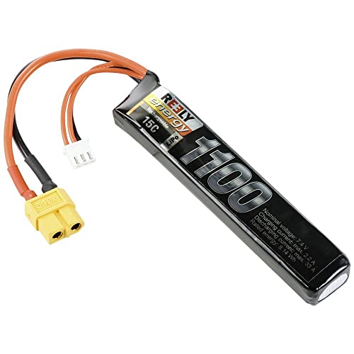 Reely Modellbau-Akkupack (LiPo) 7.4 V 1100 mAh Zellen-Zahl: 2 15 C Softcase XT60 von Reely