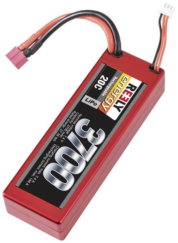 Reely Modellbau-Akkupack (LiPo) 7.4V 3700 mAh Zellen-Zahl: 2 20 C Stick Hardcase T-Stecksystem von Reely