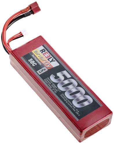 Reely Modellbau-Akkupack (LiPo) 7.4V 5000 mAh Zellen-Zahl: 2 50 C Hardcase T-Stecksystem von Reely