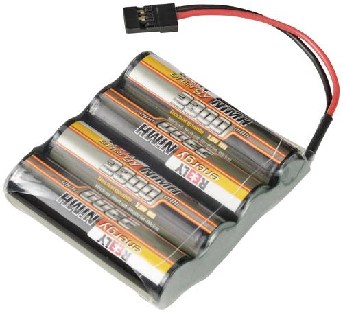 Reely Modellbau-Akkupack (NiMh) 4.8V 2300 mAh Zellen-Zahl: 4 Mignon (AA) Side-by-Side JR-Buchse von Reely
