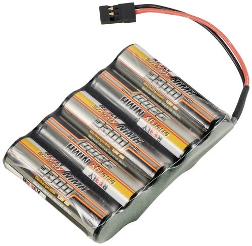Reely Modellbau-Akkupack (NiMh) 6V 2300 mAh Zellen-Zahl: 5 Mignon (AA) Side-by-Side JR-Buchse von Reely