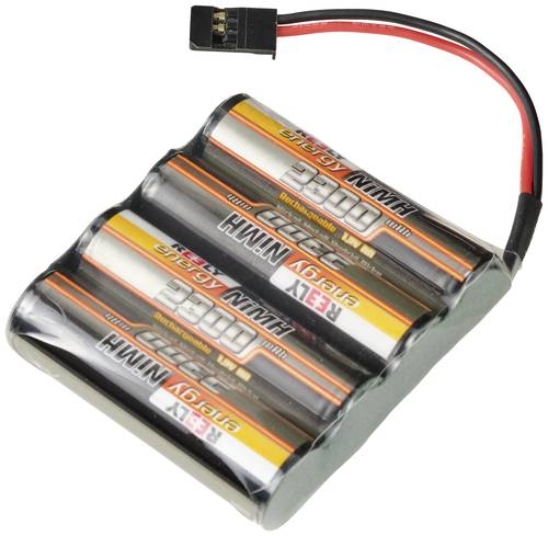 Reely Modellbau-Empfängerakku (NiMh) 4.8V 2300 mAh Zellen-Zahl: 4 Mignon (AA) Side-by-Side Futaba-B von Reely