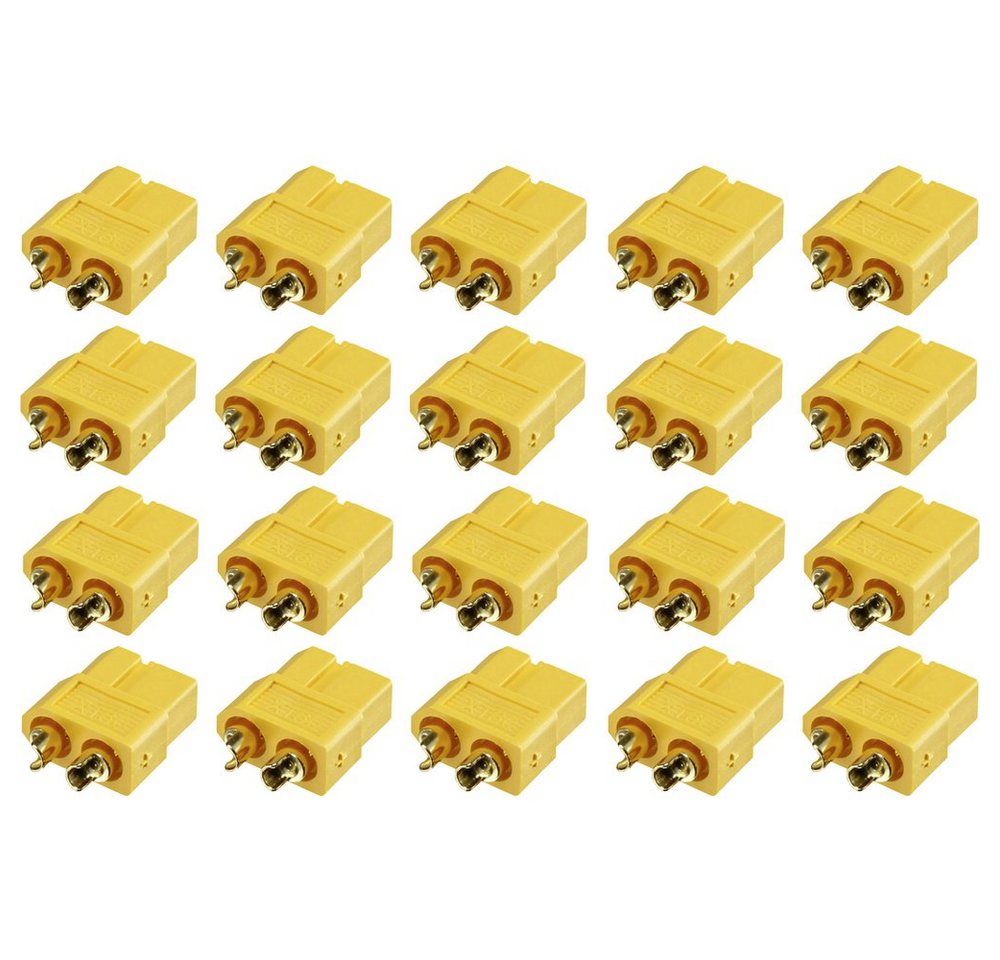Reely Reely 1399713 Akku Buchse XT60 vergoldet 20 St. Akku Reely Reely 1399713 Akku Buchse XT60 vergoldet 20 St. Akku von Reely