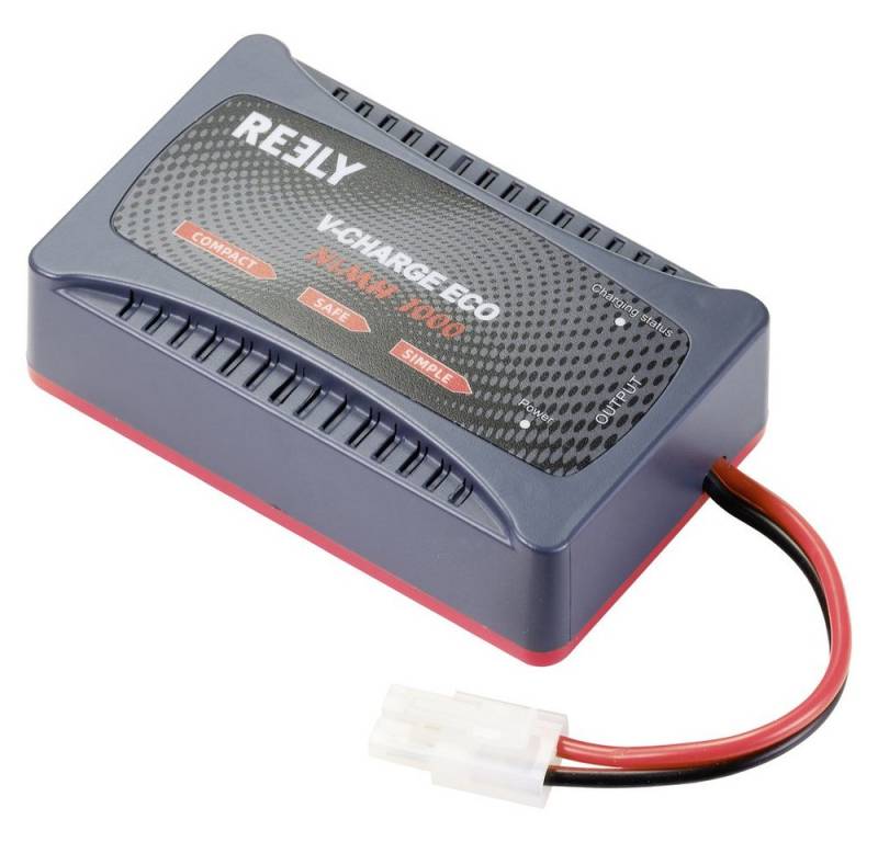Reely Reely V-CHARGE ECO NIMH 1000 Modellbau-Ladegerät 230 V 1 A NiMH, NiCd Modellbau-Ladegerät von Reely