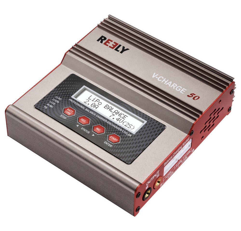 Reely Reely V-Charge 50 Modellbau-Multifunktionsladegerät 12 V, 230 V 7 A Li Modellbau-Ladegerät von Reely