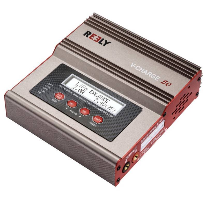 Reely Reely V-Charge 50 Modellbau-Multifunktionsladegerät 12 V, 230 V 7 A Li Modellbau-Ladegerät von Reely