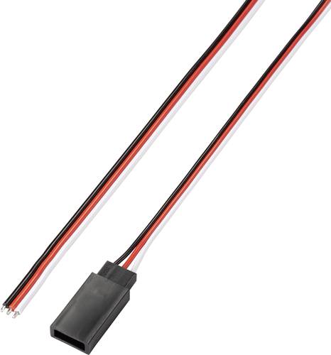 Reely Servo Steckerkabel [1x JR-Stecker - 1x offene Kabelenden] 30.00cm 0.14mm² flach 10St. von Reely