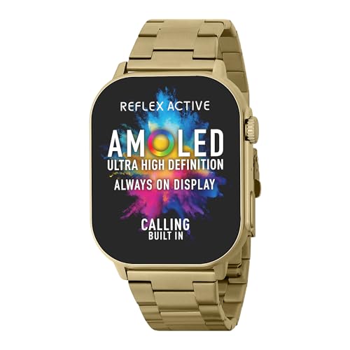 Reflex Active Series 29 Amoled Herren-Smartwatch mit 5,2 cm Touchscreen, Herzfrequenzmesser, Blutsauerstoff, IP68 wasserdicht, Fitness-Tracking für iOS Android Reflex Active Series 29 Amoled Herren-Smartwatch mit 5,2 cm Touchscreen, Herzfrequenzmesser, Blutsauerstoff, IP68 wasserdicht, Fitness-Tracking für iOS Android von Reflex Active
