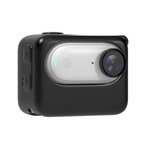REFLEX CAMERA Silikon Schutzhülle für Insta360 GO 3 - Weiche staubdichte kratzfeste Abdeckung für Action-Kamera, leicht, stoßfest, langlebiges Zubehör (Schwarz) von Reflex Camera