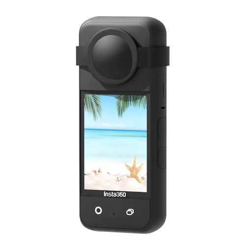 REFLEX CAMERA Silikon-Schutzhülle für Insta360 X3, stoßfeste Haut mit Objektivdeckel, Anti-Rutsch-Griff, kratzfeste Abdeckung für 360-Grad-Action-Kamera, Schwarz REFLEX CAMERA Silikon-Schutzhülle für Insta360 X3, stoßfeste Haut mit Objektivdeckel, Anti-Rutsch-Griff, kratzfeste Abdeckung für 360-Grad-Action-Kamera, Schwarz von Reflex Camera
