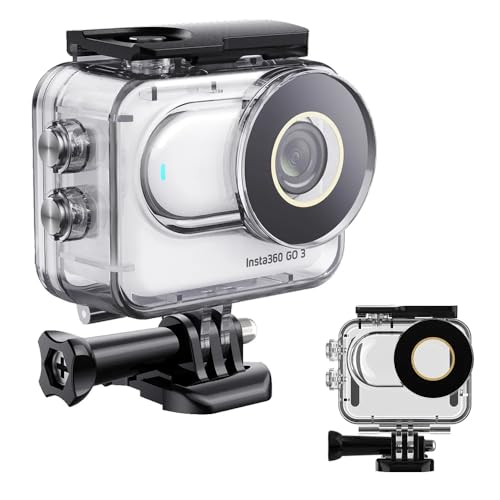 REFLEX CAMERA Wasserdichte Ladehülle für Insta360 GO3 - Klares, hartes Schutzgehäuse mit PMMA-Schale, kompatibel mit Action-Kamera-Zubehör, ideal zum Tauchen, Surfen und Outdoor-Abenteuer REFLEX CAMERA Wasserdichte Ladehülle für Insta360 GO3 - Klares, hartes Schutzgehäuse mit PMMA-Schale, kompatibel mit Action-Kamera-Zubehör, ideal zum Tauchen, Surfen und Outdoor-Abenteuer von Reflex Camera
