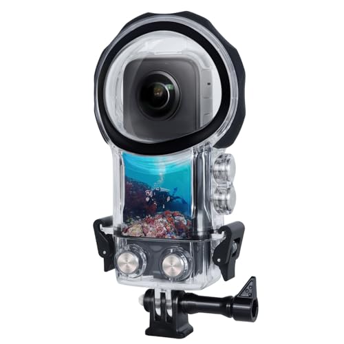 REFLEX CAMERA Wasserdichtes Gehäuse für Insta360 X3 - 50M/164FT Unterwasser-Tauchgehäuse mit Kuppellinse - Stoßfeste und staubdichte Schutzhülle für Schnorcheln, Surfen, Schwimmen und Abenteuersport REFLEX CAMERA Wasserdichtes Gehäuse für Insta360 X3 - 50M/164FT Unterwasser-Tauchgehäuse mit Kuppellinse - Stoßfeste und staubdichte Schutzhülle für Schnorcheln, Surfen, Schwimmen und Abenteuersport von Reflex Camera