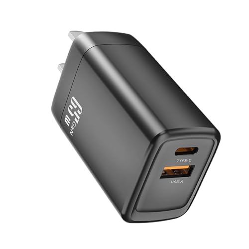 Reflex Power PD65W & QC3.0 Universal Ladegerät USB Typ C Schnellladegerät US-Stecker Schnellladung Dual-Port Schnellladung für Smartphones, Tablets, Laptops, kompaktes und einfaches Design Reflex Power PD65W & QC3.0 Universal Ladegerät USB Typ C Schnellladegerät US-Stecker Schnellladung Dual-Port Schnellladung für Smartphones, Tablets, Laptops, kompaktes und einfaches Design von Reflex Camera