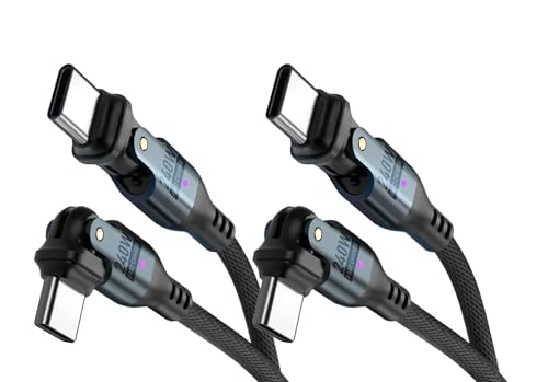 Reflex Power USB-C-Kabel, 240 W, 1 m, superschnelles Aufladen, 240 W, Typ C auf C PD, 240 W, Lade- und Datensynchronisationskabel mit doppelt gebogenem 180°-LED-Indikatorenden für Handy, Laptops Reflex Power USB-C-Kabel, 240 W, 1 m, superschnelles Aufladen, 240 W, Typ C auf C PD, 240 W, Lade- und Datensynchronisationskabel mit doppelt gebogenem 180°-LED-Indikatorenden für Handy, Laptops von Reflex Camera