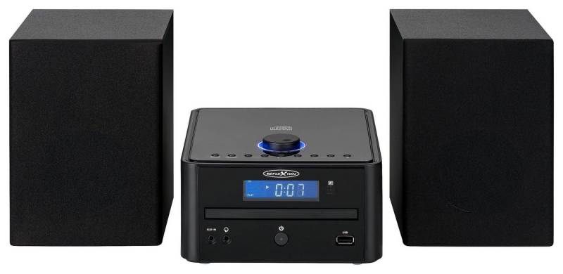 Reflexion HIF79FM Microanlage (UKW, USB, MP3/CD, und Bluetooth, 32,00 W, Alarm, Uhr, Sleep-Funktion) von Reflexion