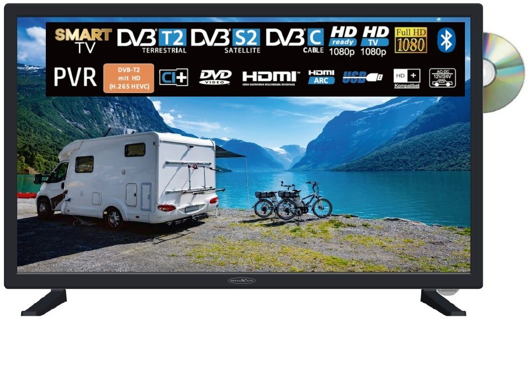 Reflexion LDDW27i+ LED-Fernseher (69,00 cm/27 Zoll, Full HD, Smart-TV, DC IN 12 Volt / 24 Volt) von Reflexion
