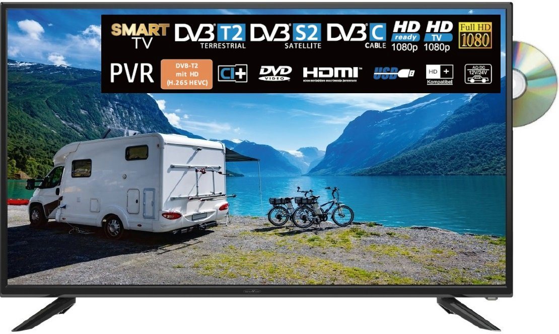 Reflexion LDDW40i LED-Fernseher (100,00 cm/40 Zoll, Full HD, Smart-TV, DC IN 12 Volt / 24 Volt) von Reflexion
