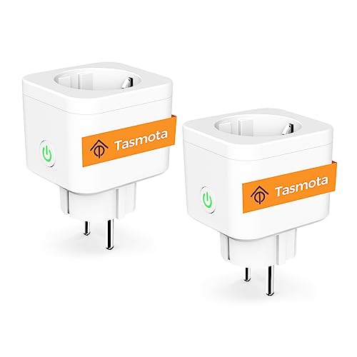 Refoss Tasmota Steckdose mit Stromzähler, Smart WLAN Steckdosen zur Messung von Stromverbrauch, Stromerzeugung, ESP8266 Kompatibel mit Google Home Assistant, ioBroker, MQTT, Domoticz, 16A, 2,4GHz von Refoss