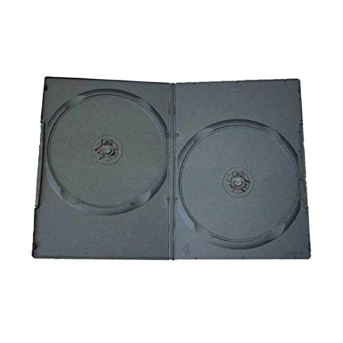 Refresh Cartridges DVD-Hüllen, 2-Wege, 14 mm, Schwarz, 100 Stück von Refresh Cartridges